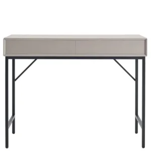 Office desk beige cream black