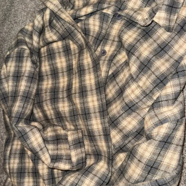 Boohoo checkered shacket