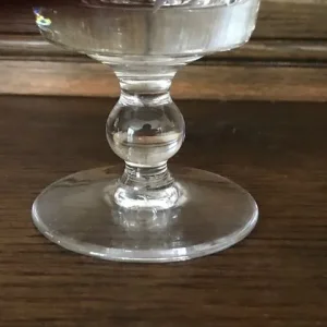 Glass Engraved ‘A’ Goblet - Image 3