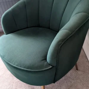Dark green armchair - Image 6