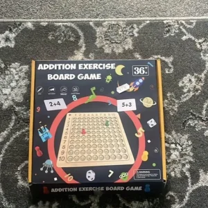 Addition exercises board game