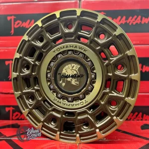 Tomahawk Yakama Swamper 17” Satin Bronze Wheels – 8x17, PCD 5×120 - Image 2