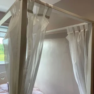 White Wooden Single Bed - Image 2