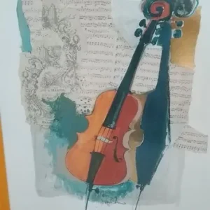 ROSSINA WACHTMEISTER 'CELLO GLASS PRINT