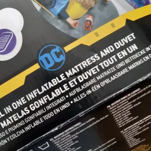 Batman tent, blow-up mattress, and backpack - Image 4