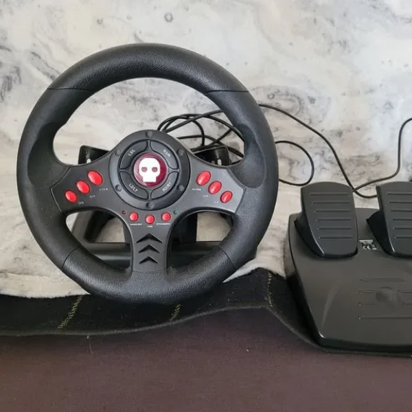 Numskull steering wheel and pedals