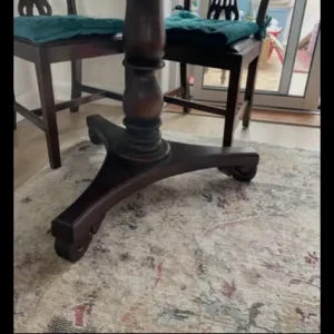 Antique table and chairs - Image 3