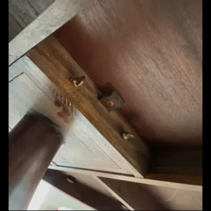 Antique table and chairs - Image 6