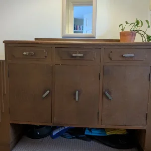 1920s wooden sideboard
