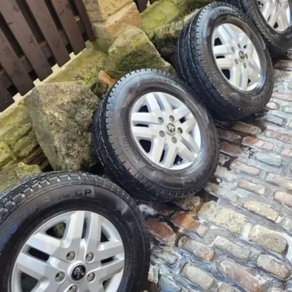 4x 16 inch Peugeot Boxer campervan alloys and tyres