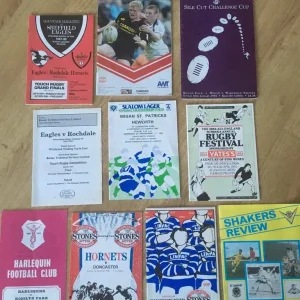 Rugby Programmes x10 - Image 2