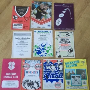 Rugby Programmes x10
