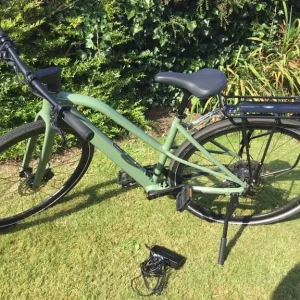Orbea Vibe Mid H30 electric bike, Urban Green