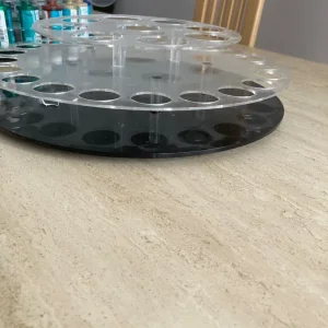 Clear Acrylic Caddy for Paints and Tools - Image 2