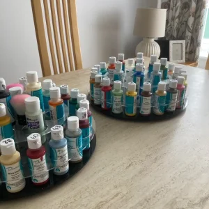 Clear Acrylic Caddy for Paints and Tools - Image 4