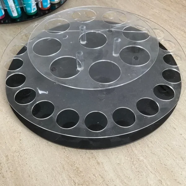 Clear Acrylic Caddy for Paints and Tools