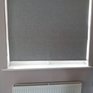 LIGHT GREY ROLLER BLIND with brackets - Image 2