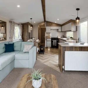 2-bed caravan at Ashcroft Coast Holiday Park