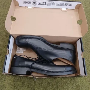 Mens Black Shoes Size 10 L New Unboxed - Image 7