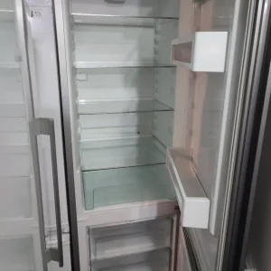 TALL SILVER LIEBHERR 60CM WIDE FROST FREE FRIDGE FREEZER - Image 4