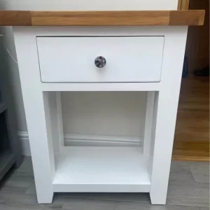 oak console unit