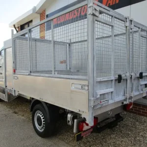 2014 Mercedes Sprinter Caged Tipper with Toolbox and Alloy Body - Image 3