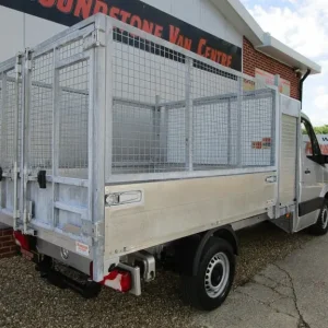 2014 Mercedes Sprinter Caged Tipper with Toolbox and Alloy Body - Image 4