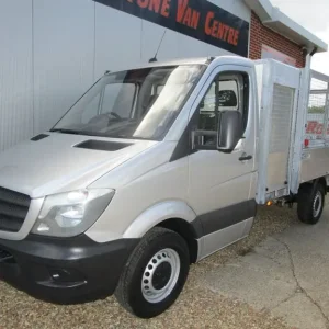2014 Mercedes Sprinter Caged Tipper with Toolbox and Alloy Body