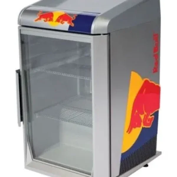 Mini fridge, handle not on yet