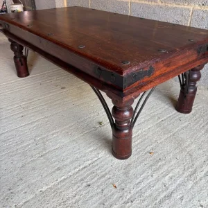 Sheesham Hardwood Coffee Table - Image 3