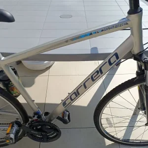 Carrera Crossfire Hybrid Bike 21 inch silver - Used once - Image 2