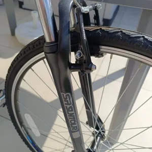 Carrera Crossfire Hybrid Bike 21 inch silver - Used once - Image 4