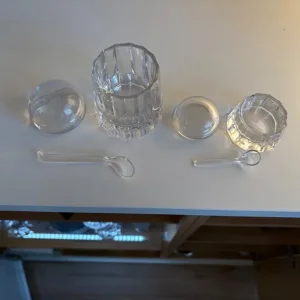 Vintage Paloma Picasso Villeroy & Boch crystal condiment set - Image 2