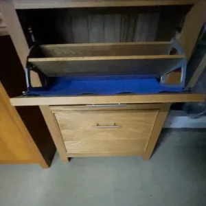 Oak Shoe Storage Cabinet - Image 3