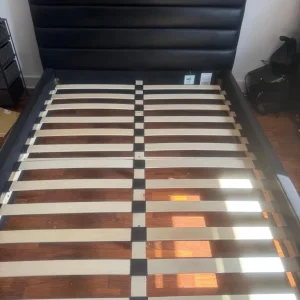 Sturdy PVC Leather Bed Frame - Image 2