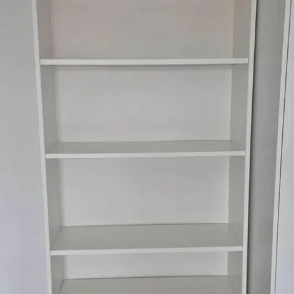 as new white Billy bookcase 80x28x202 cm