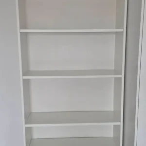 as new white Billy bookcase 80x28x202 cm