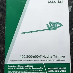McGregor corded 500w electric Hedge Trimmer - Image 6