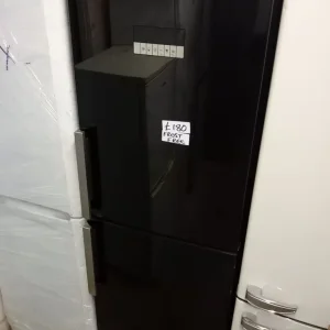 189cm grundig black fridge freezer