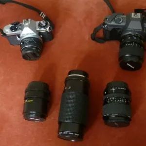Pentax slrs plus spare lenses - Image 3