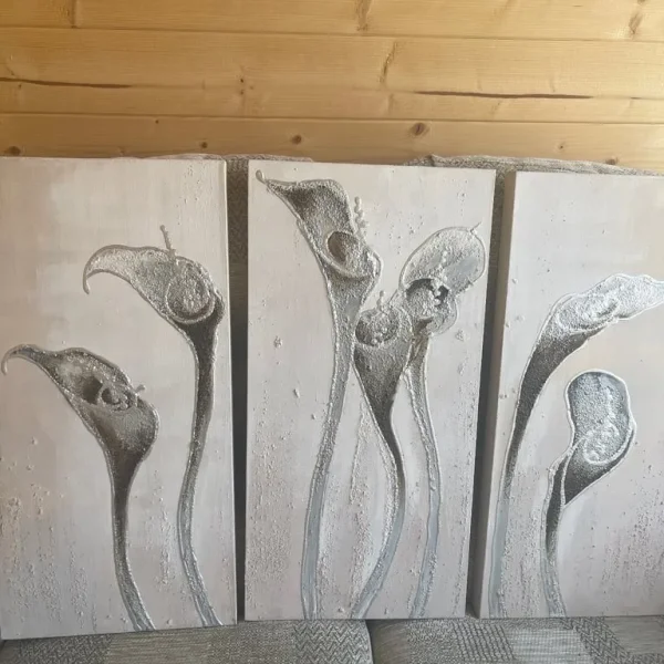 Original canvas painting- triptych
