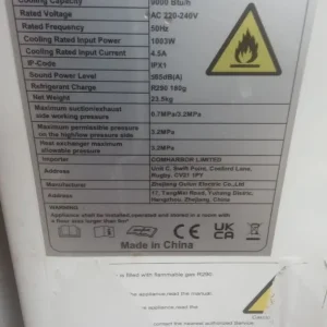 Merax 9000 BTU air conditioning unit - Image 4