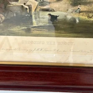 Framed Vintage Print – Crossing the Brook after J.M.W. Turner - Image 8