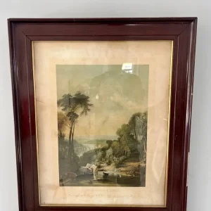 Framed Vintage Print – Crossing the Brook after J.M.W. Turner