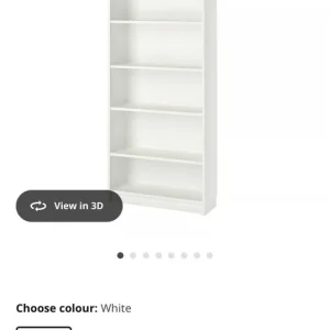 White IKEA bookshelf/display cabinet