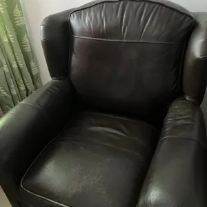 Leather arm chairs (Thomas Lloyd)