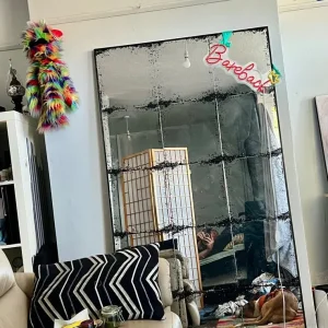 Antique’d mirror