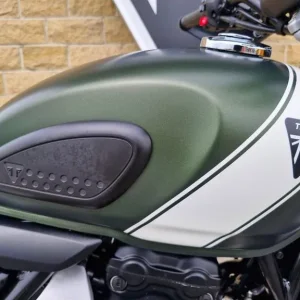 2025 Triumph Scrambler 400 X - Matt Khaki Green, 1 Owner, Low Mileage - Image 6