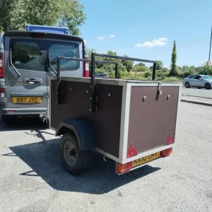 BOX CAMPING TRAILER TOWING HEXADECK C/W SPARE WHEEL & COVER - Image 4