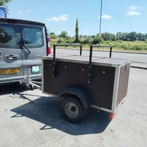 BOX CAMPING TRAILER TOWING HEXADECK C/W SPARE WHEEL & COVER - Image 5